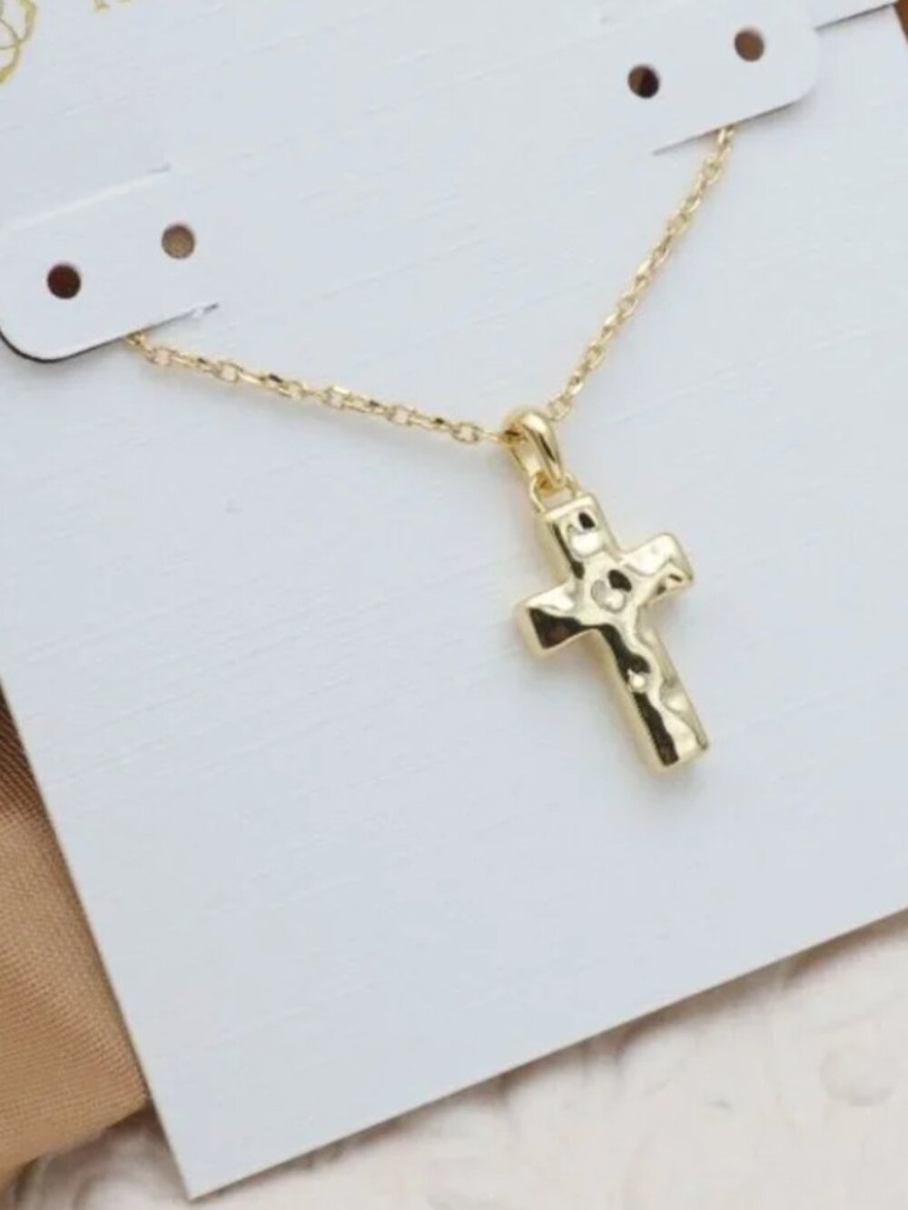 Kendra Scott Cross Gold Pendant Necklace